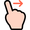 finger,multimedia option,hands,gestures,swipe right,double swipe ok 